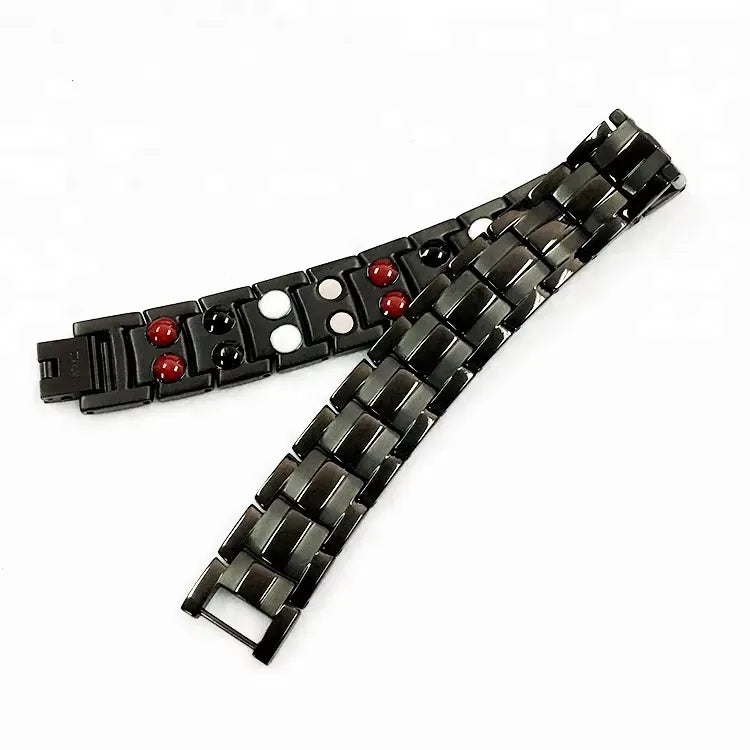 BioMagnetic Anti-Radiation Therapy Bracelet black color design
