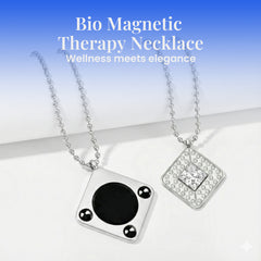 Scalar Energy Pendant – EMF Protection Stainless Steel Necklace with 3 Healing Stones