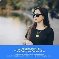 EMF Protection Necklace - Quantum Energy Pendant with Magnets