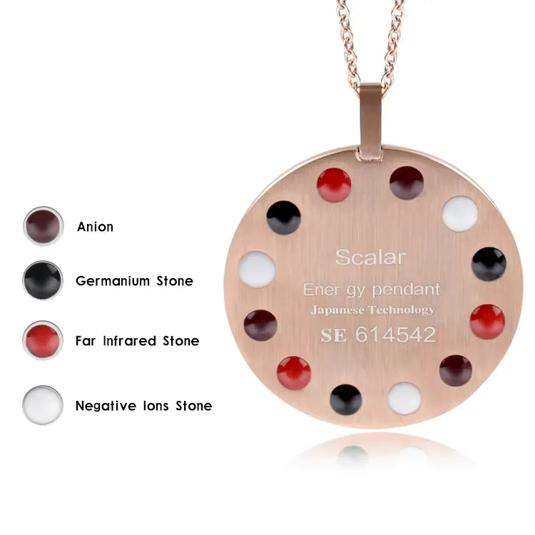 Germanium Far infrared stones used in Anti radiation emf protection pendant Neklace