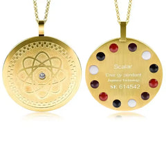 Anti radiation emf protection pendant Neklace Front and Back