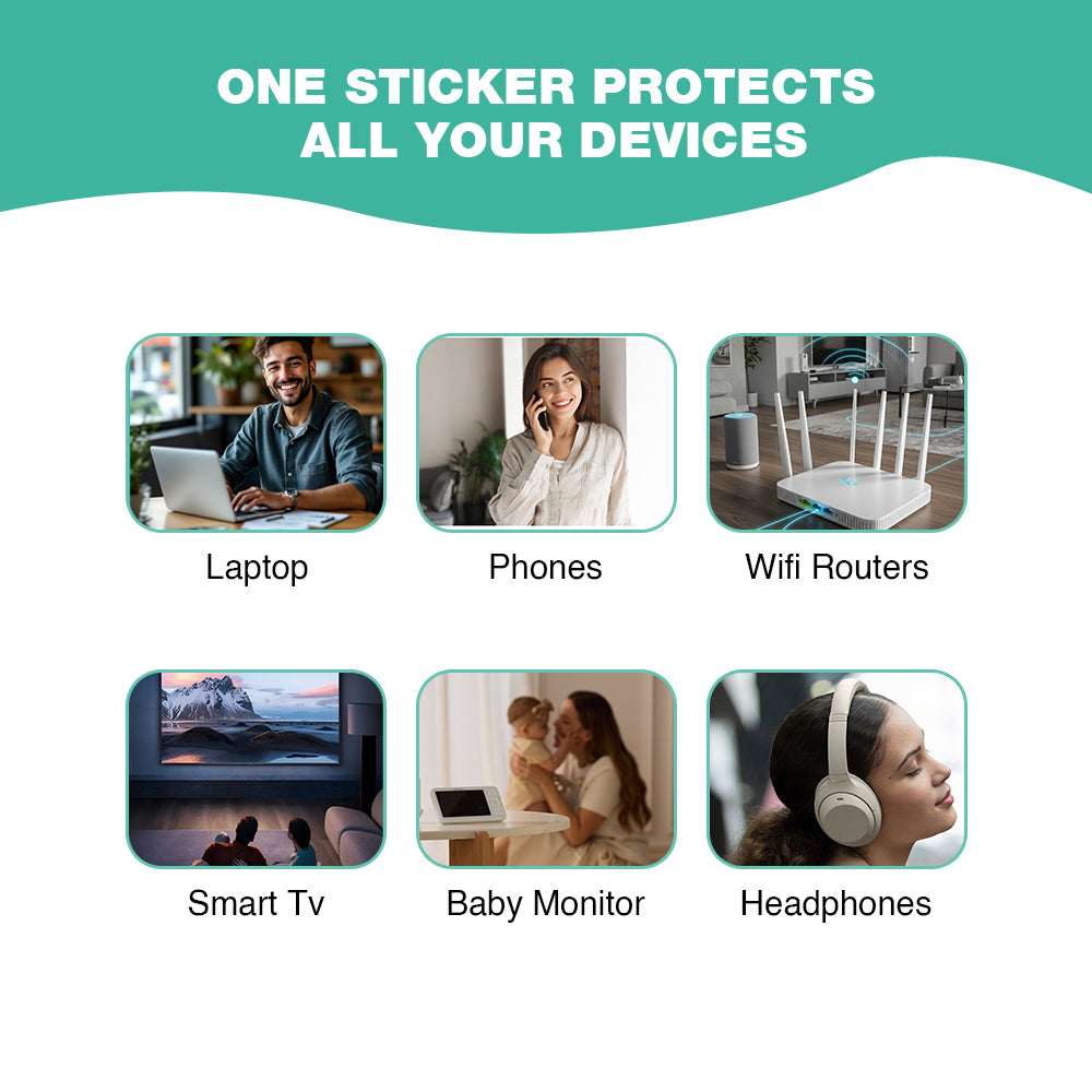 EMF Protection Anti-Radiation stickers for Phone laptop Ipad