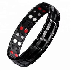  Bio Magnetic Anti-Radiation Therapy Bracelet -Black color