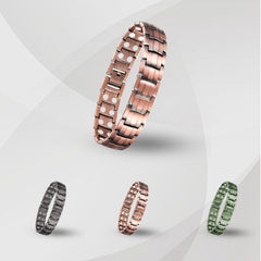 Pure copper EMF magnetic bracelet for men and women available in multiple color options